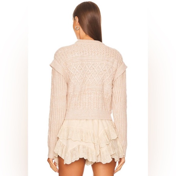 NWT Minkpink Jolene Cable Knit Sweater (size S) - Picture 4 of 12